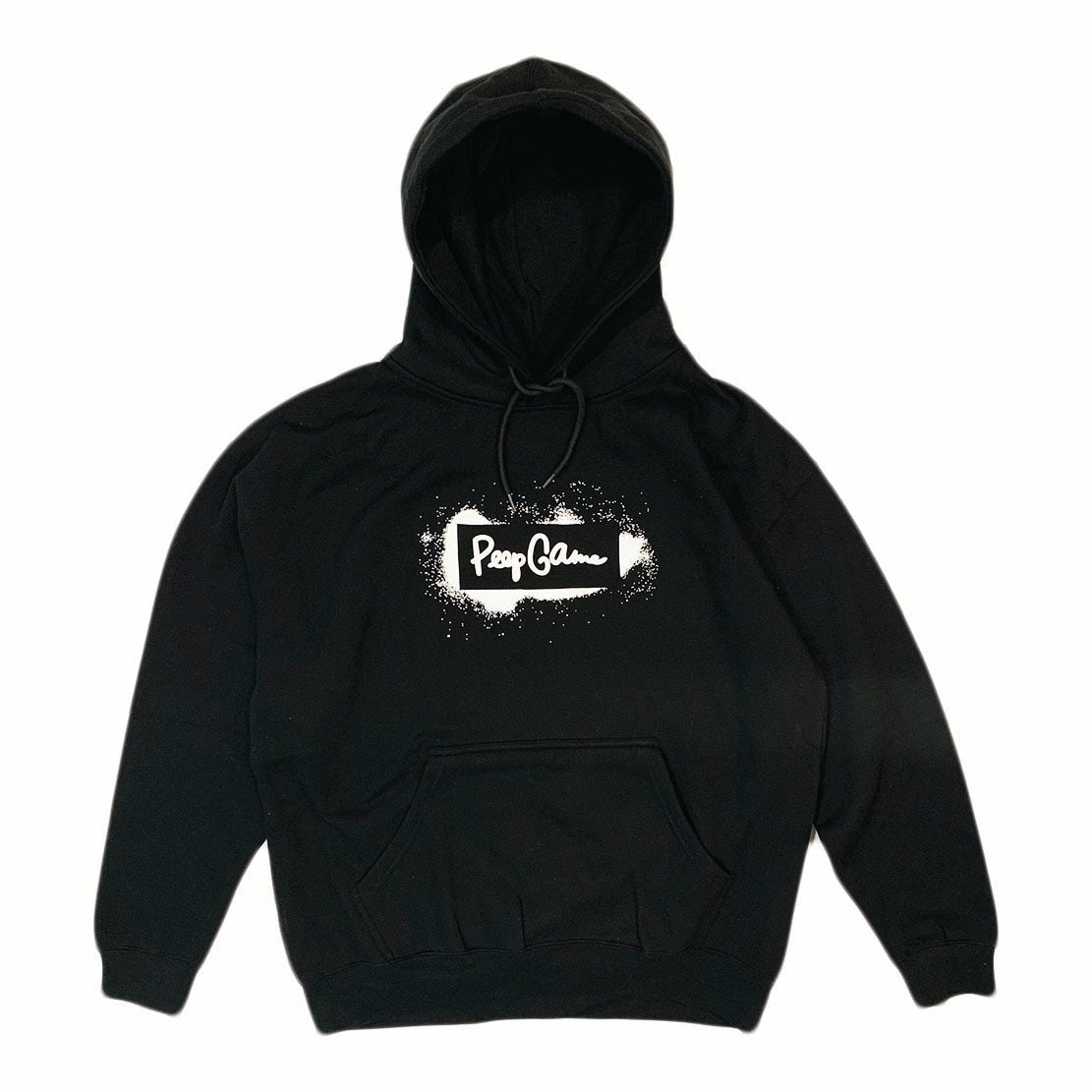Peep Game Overspray Script Logo Hoodie