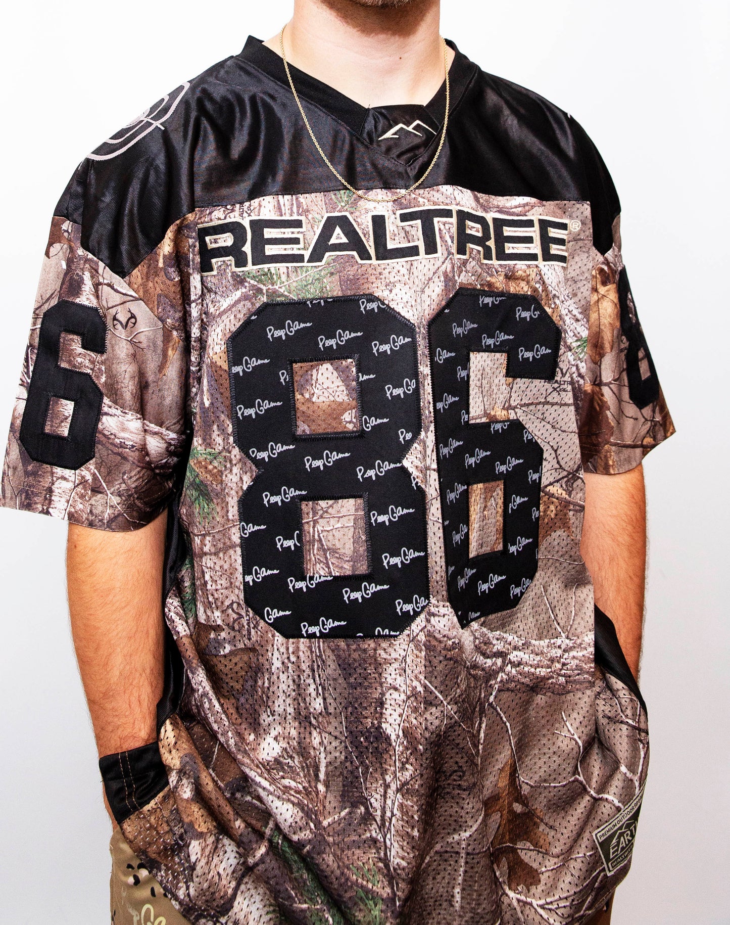 Peep Game RealTree Football Jersey