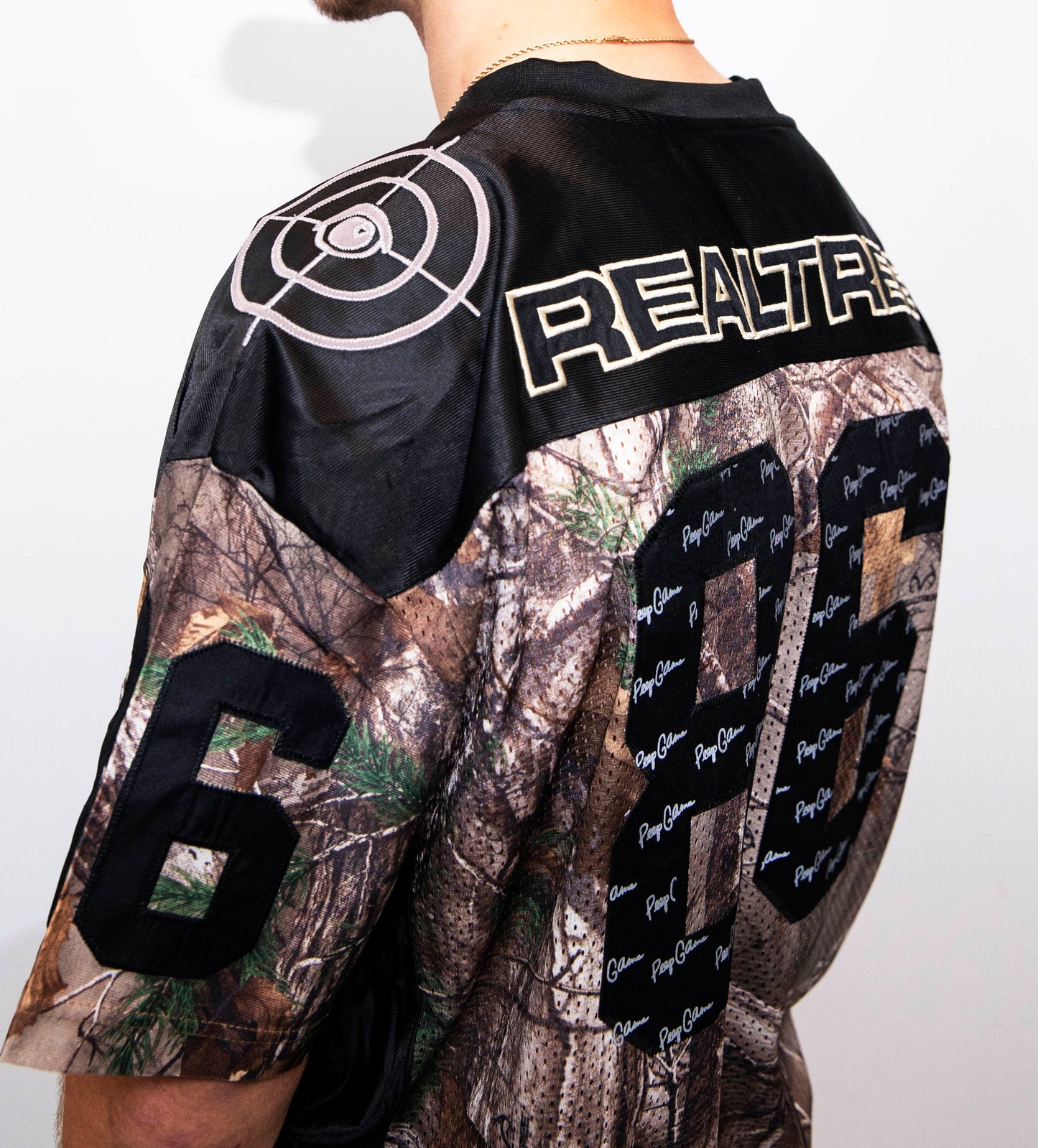 Peep Game RealTree Football Jersey