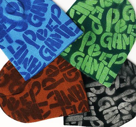 Peep Game Stencil Beanie