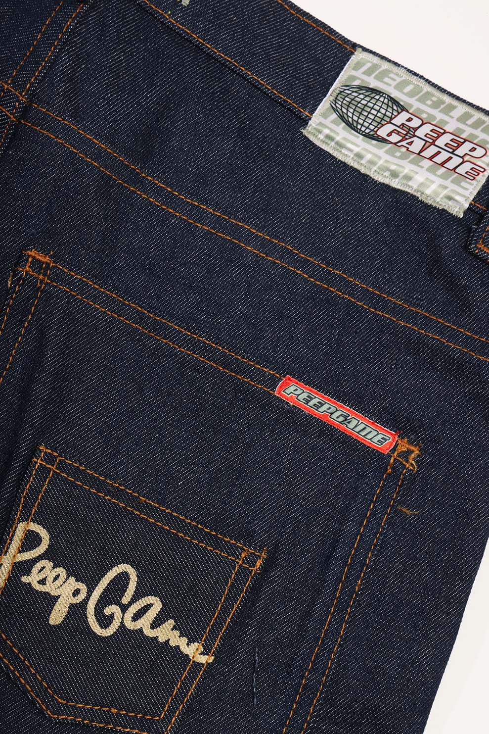 Peep Game Multi Pocket Denim Shorts