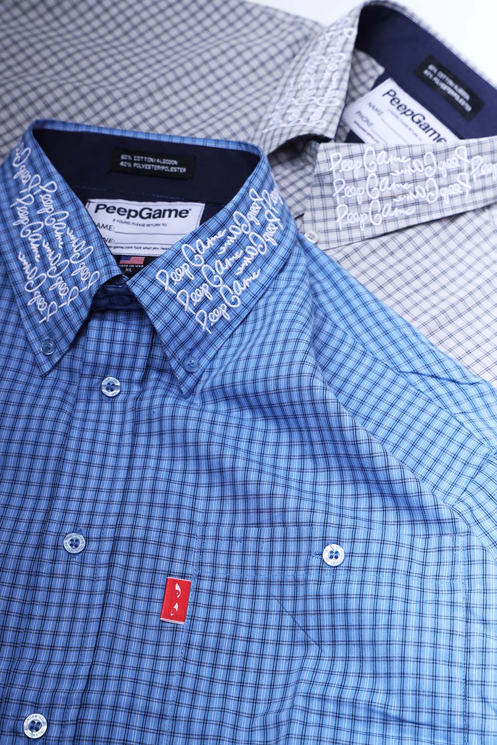 Peep Game Game Nerd Button Up Shirt