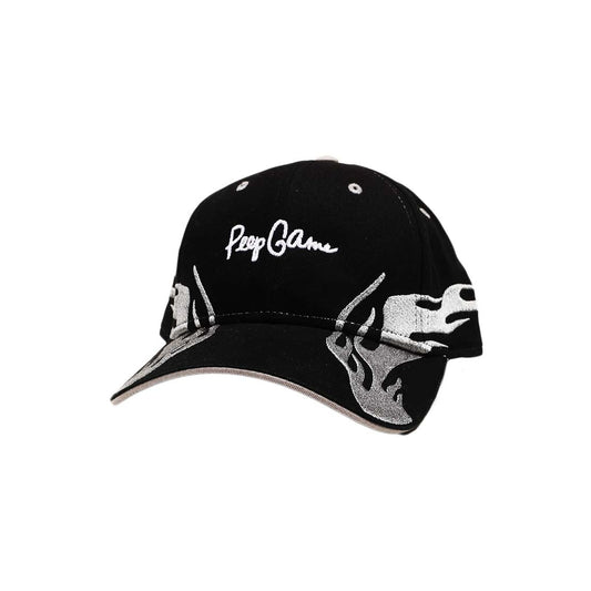 Peep Game Script Logo Flames Hat