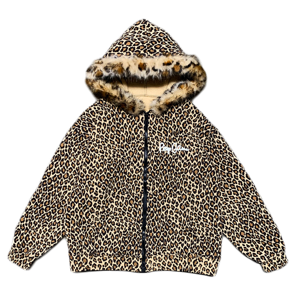 Peep Game Script Logo Zip Up Hoodie