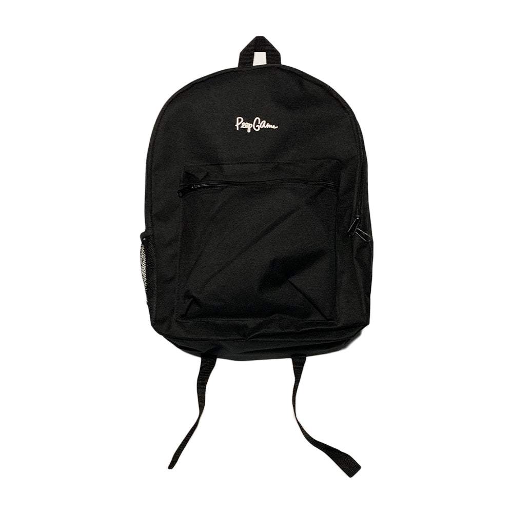 Peep Game Script Logo Backpack