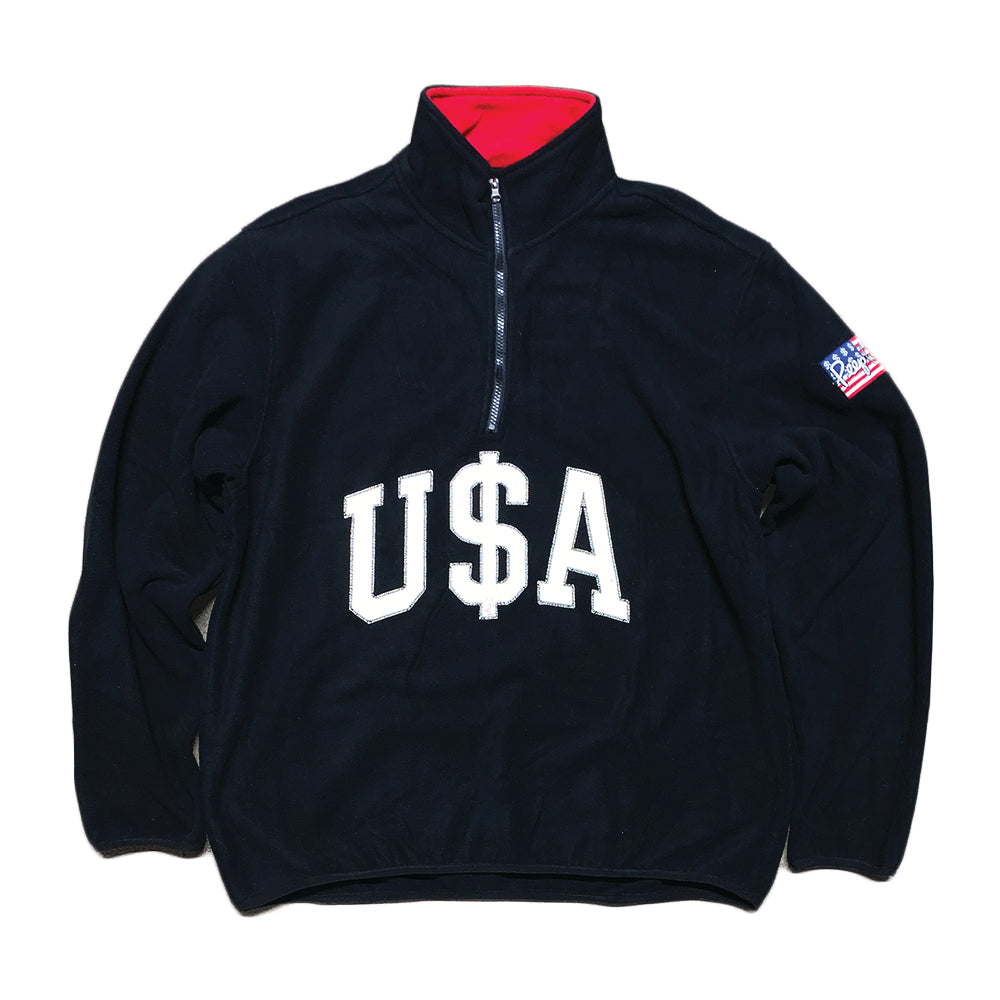 Peep Game USA 1/4 Zip Fleece