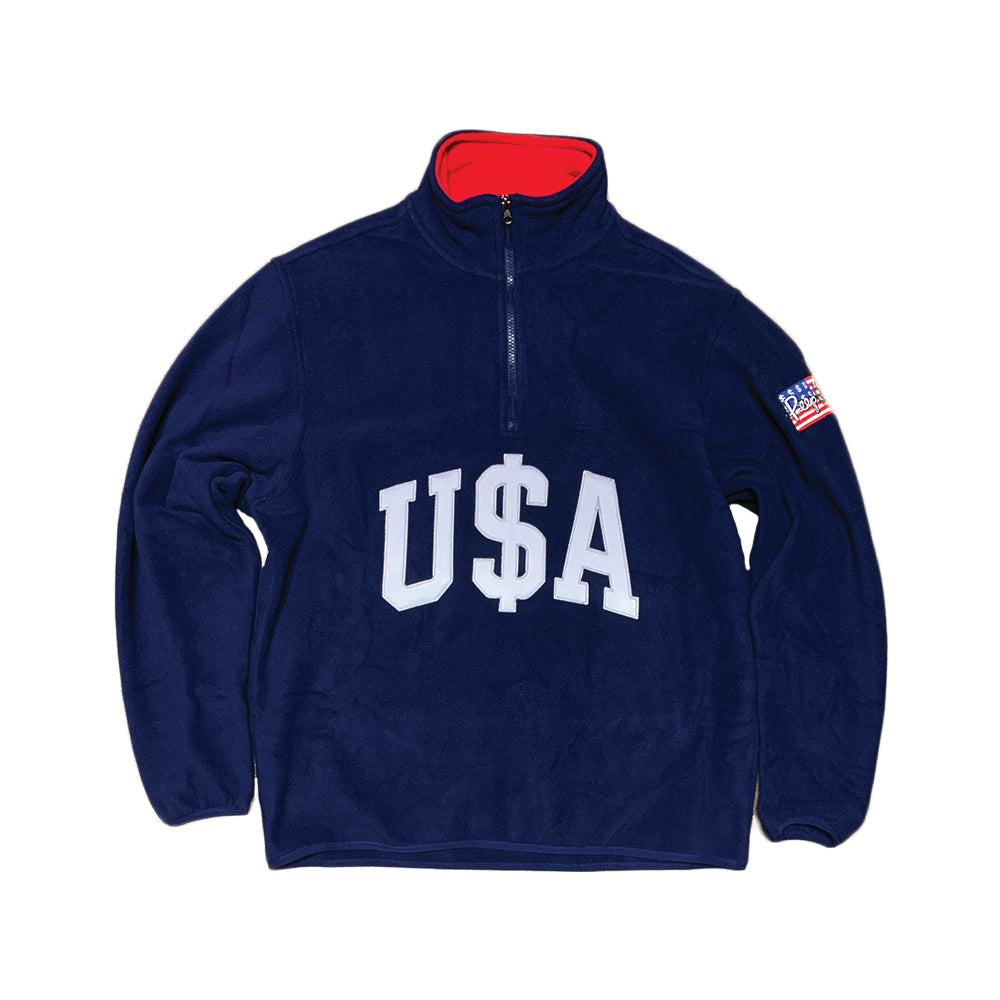 Peep Game USA 1/4 Zip Fleece