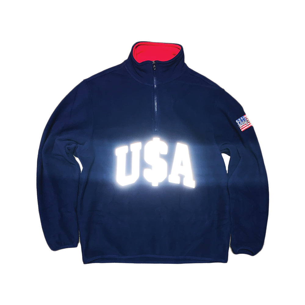 Peep Game USA 1/4 Zip Fleece
