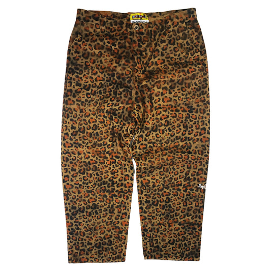 Peep Game Cheetah Print Twill Pant's