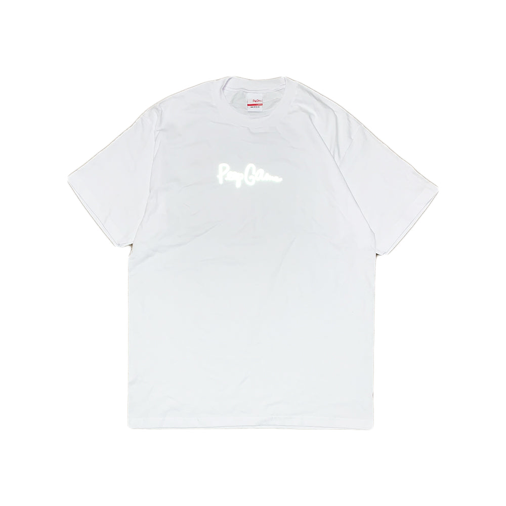 Peep Game Reflecive Script Logo T-Shirt