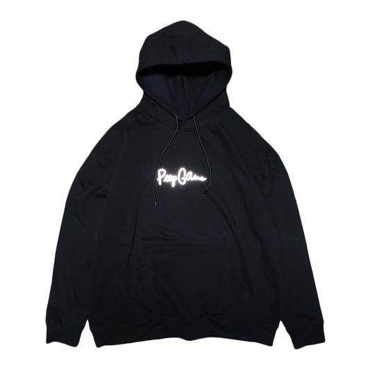 Peep Game Reflective Script Logo Hoodie
