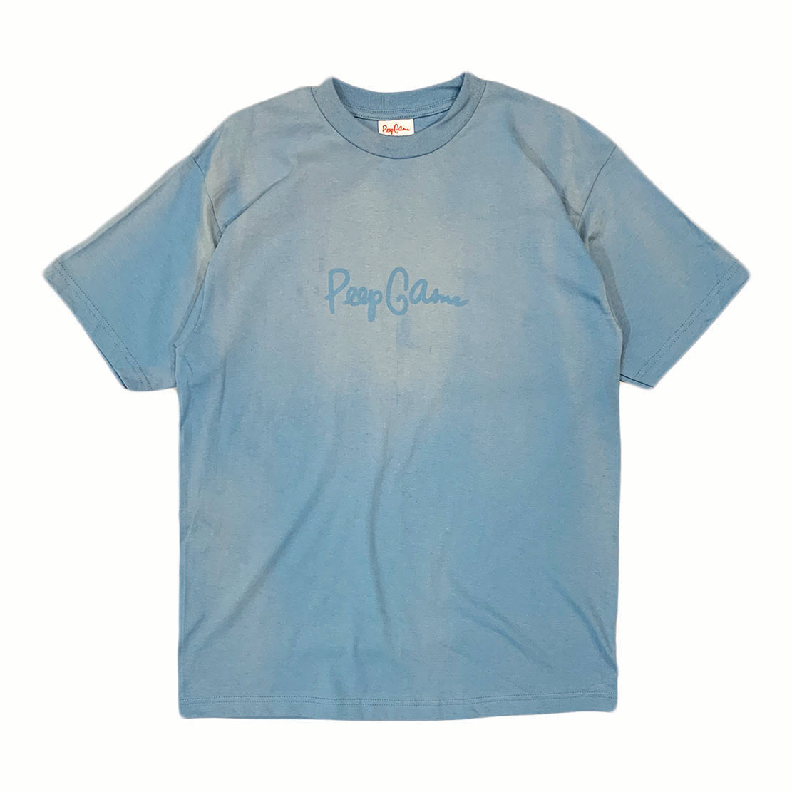 Peep Game Sun Fade Script Logo Shirt