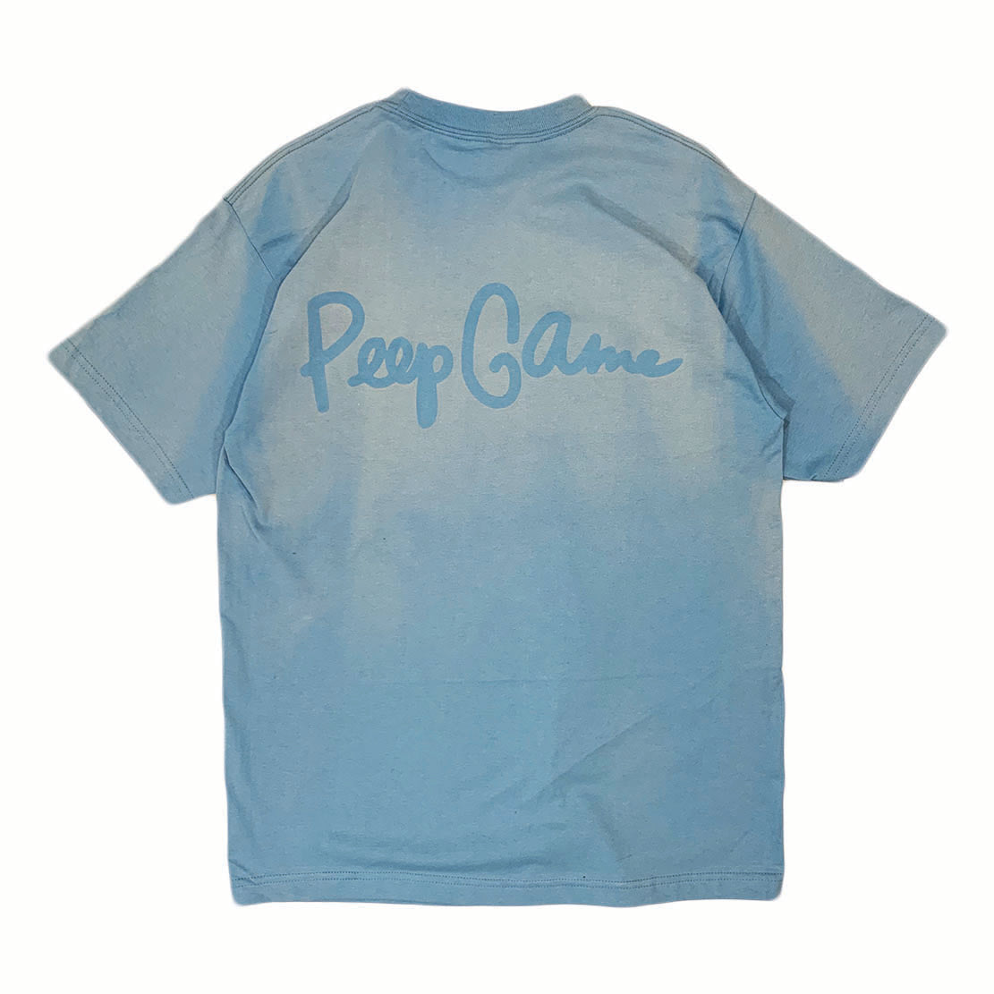 Peep Game Sun Fade Script Logo Shirt