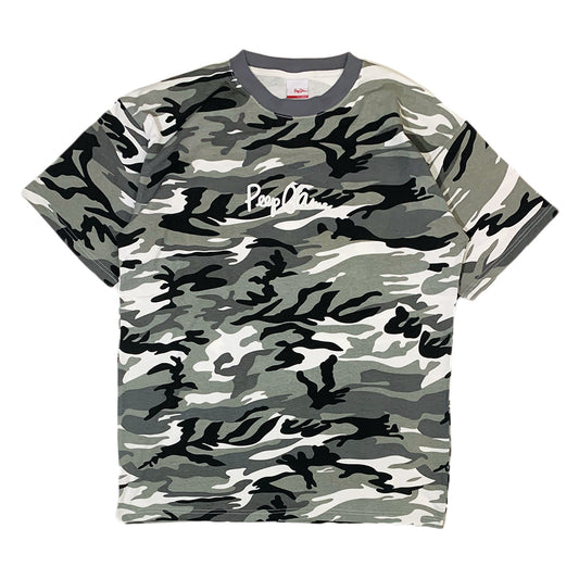 Peep Game Reflective Script Logo T-Shirt