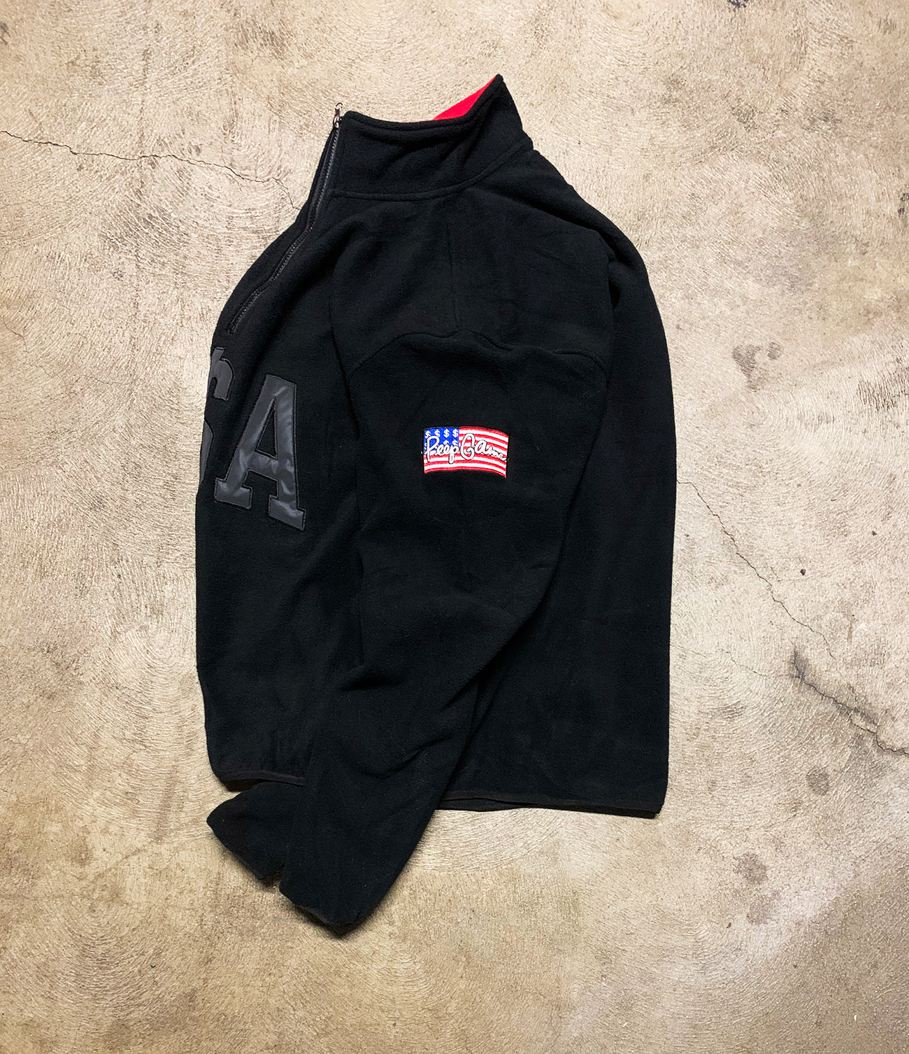 Peep Game USA 1/4 Zip Fleece