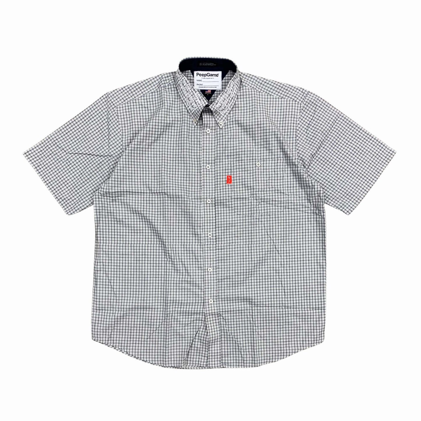 Peep Game Game Nerd Button Up Shirt