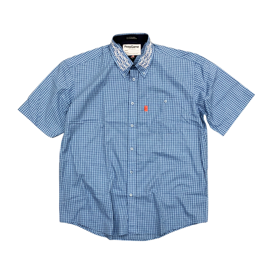 Peep Game Game Nerd Button Up Shirt