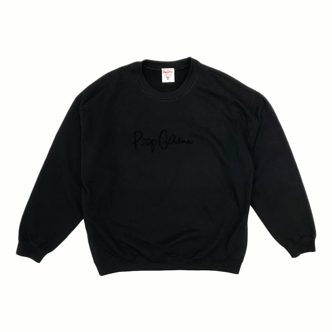 Peep Game Script Logo Crewneck Sweatshirt