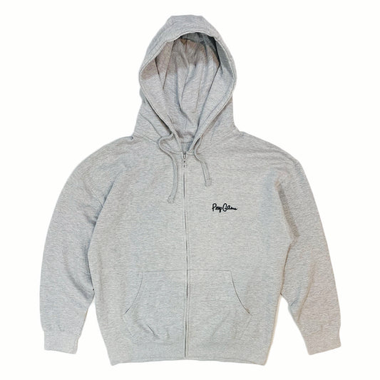 Peep Game Script Logo Zip Up Hoodie