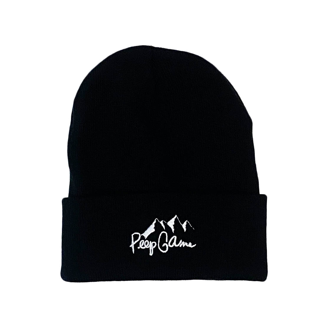 Peep Game Outdoors Script Logo Beanie