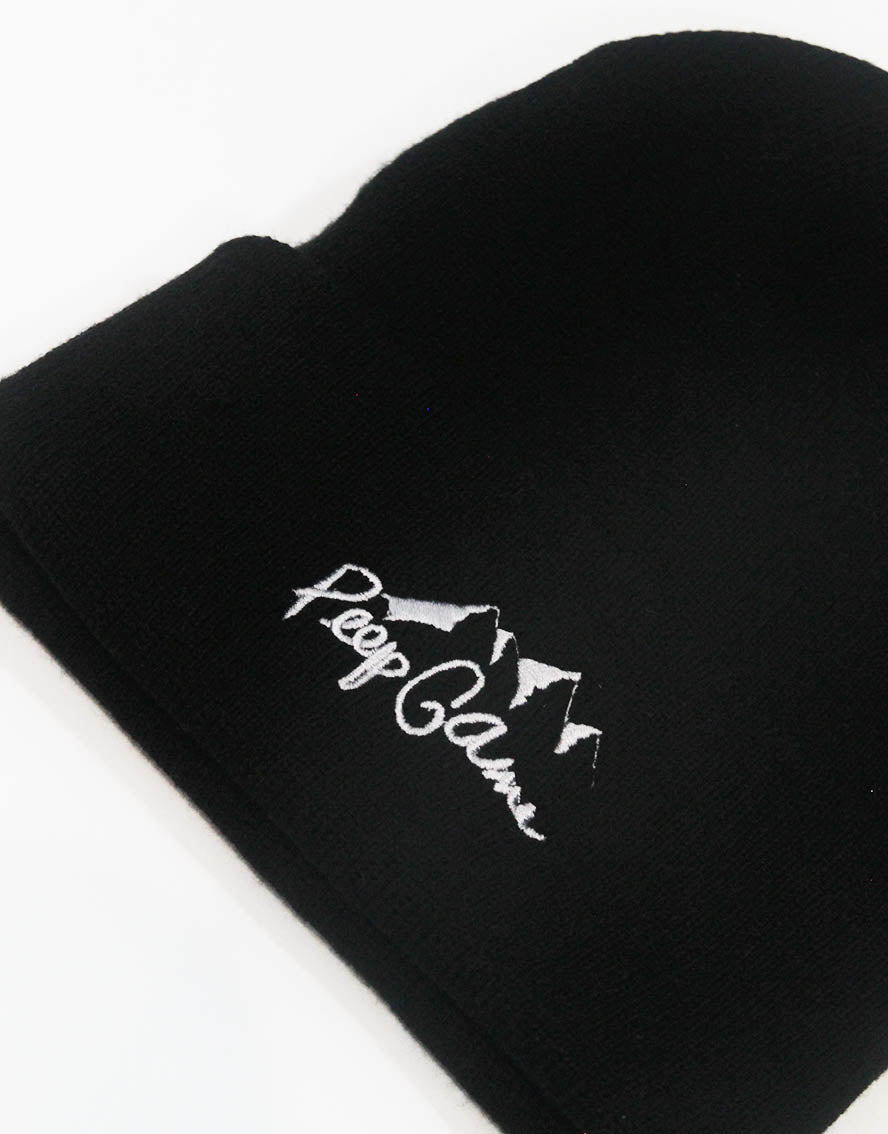 Peep Game Outdoors Script Logo Beanie