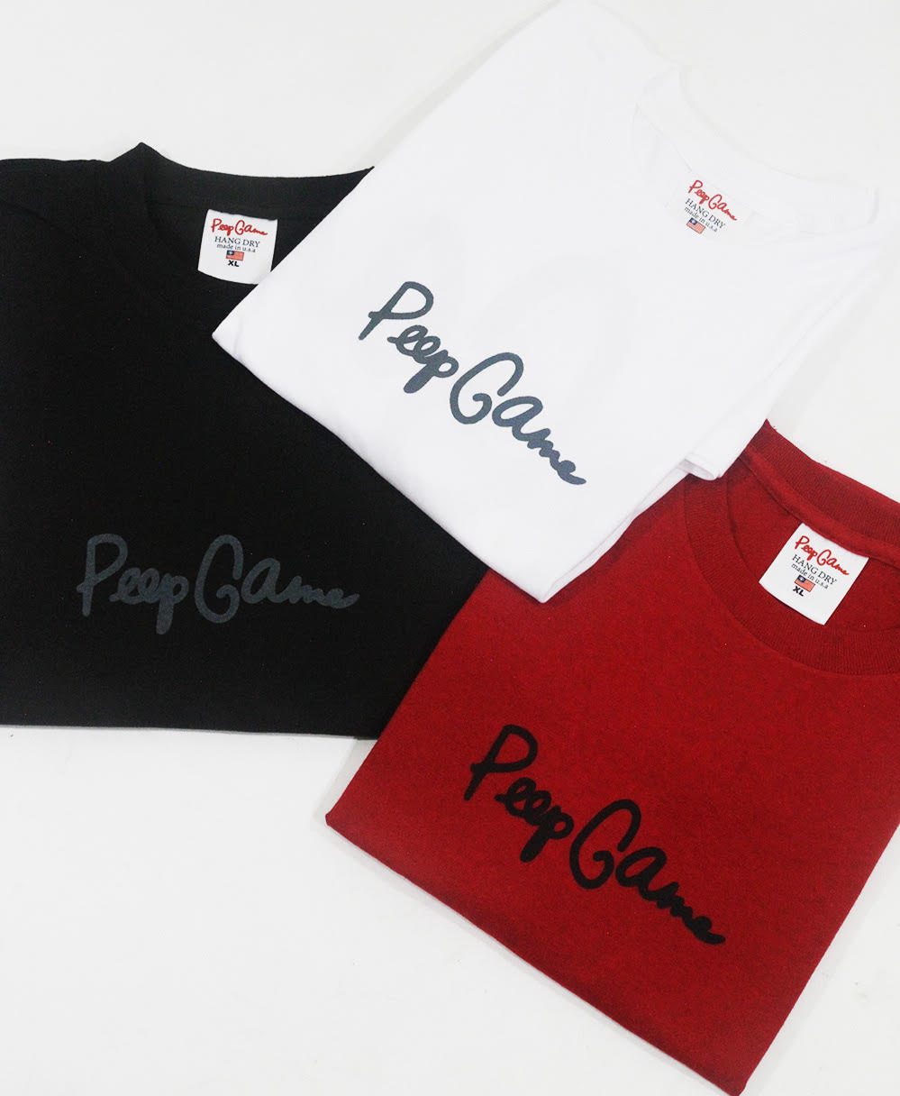 Peep Game Script Logo T-Shirt